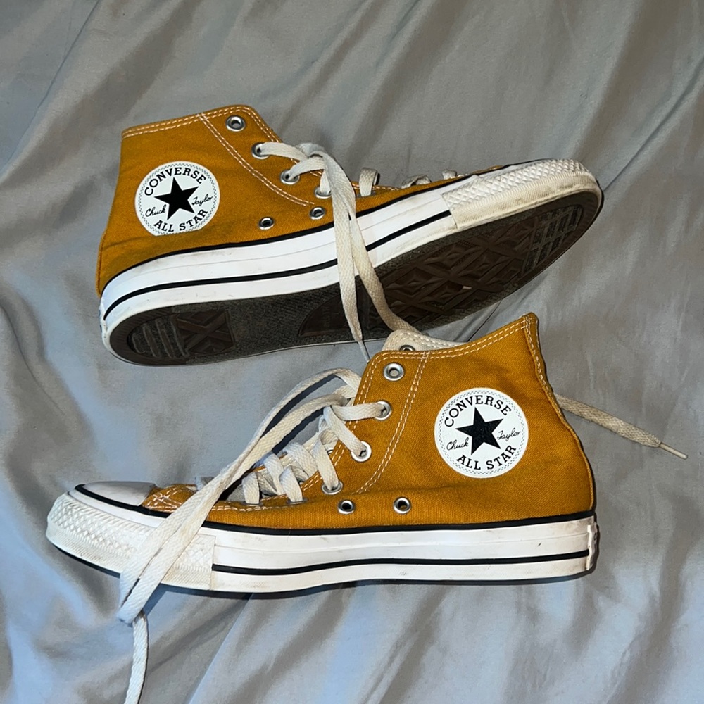 Orange Converse